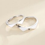 Sun and Moon Couple Rings - Manufacturer with Adjustable for Valentine's Day Gift for Lovers