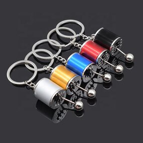 Car Gearbox Keychains - Manufacturer with Metal Gear Shift Box Fidget Gear for Promotion Gift