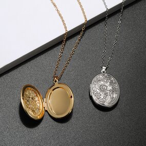 Photo Locket Pendant Necklace - Manufacturer with DIY Style