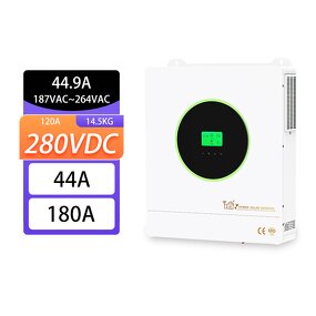 Off Grid Inverter Manufacturer - 3KW 48VDC to 230VAC Built-in Wi-Fi with 120A MPPT Solar Charge Controller