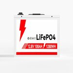 LiFePO4 Battery Pack Manufacturer - Lusen Built-in Bluetooth 12.8V 100/120/135/200Ah for Golf Cart RV Campers Off-Road
