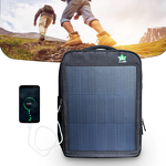 Solar Backpack Manufacturer - Custom Professional Outdoor Riding Travel Storage Waterproof 20L 100% Nylon USB/Type-C Dual