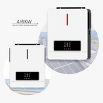 Solar Inverter Manufacturer - Lusen Home Hybrid On-Grid 4KW-6KW 220V MPPT Pure Sine Wave IP65 Three Phase