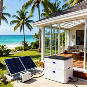 Lifepo4 Battery Manufacturer - 15KWh Stackable 51.2V 300Ah - Home Solar Storage Backup with BMS Protection