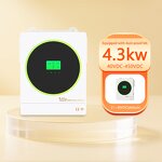 Off Grid Inverter Manufacturer - 3KW 48VDC to 230VAC Built-in Wi-Fi with 120A MPPT Solar Charge Controller