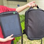 Solar Backpack Manufacturer - Lusen Dual Output 15W 5V Waterproof USB Large Capacity USB/Type-C Dual