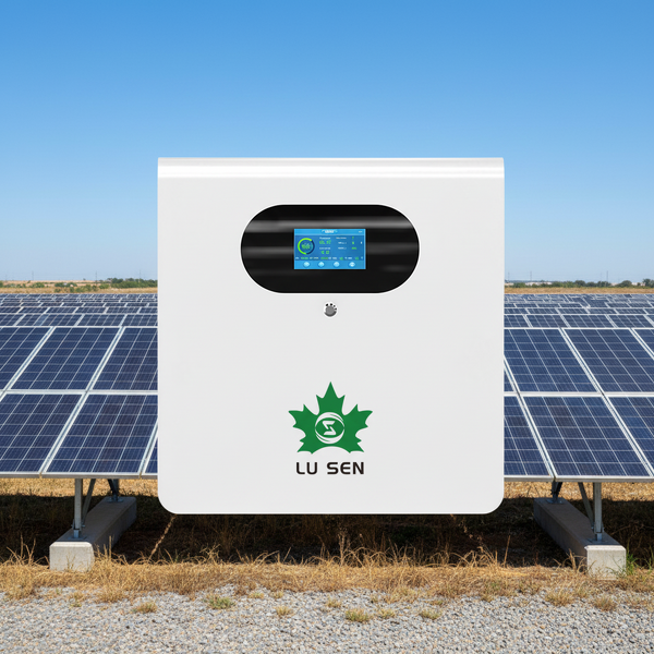 Wall-Mounted Battery Manufacturer - Lusen 51.2V Lithium Ion Iron Phosphate Hybrid/Off-Grid Smart BMS 5-10kW 100Ah-300Ah