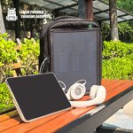 Solar Panel Backpack Manufacturer - 14W Mono PERC with 20L USB/Type-C Dual Capacity for Hiking Travel