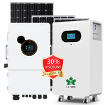 Hybrid Solar Inverter Manufacturer - Lusen 5-10kW Off-Grid with LiFePO4 Battery CAN/WiFi/Bluetooth