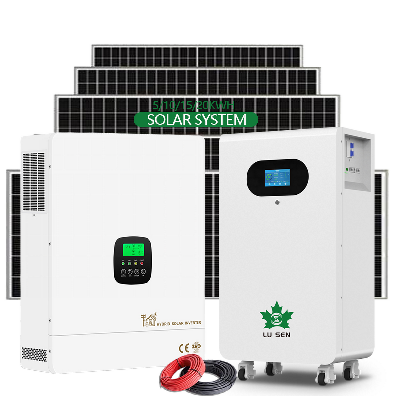 LiFePO4 Battery Manufacturer - 51.2V 200Ah 20KWh Pure Sine Wave Hybrid Grid Floor Standing Smart BMS AC 10-20Kw