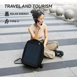 Solar USB Backpack Manufacturer - 14W 5V Smart Dual Output Large Capacity Outdoor USB/Type-C Dual Interface