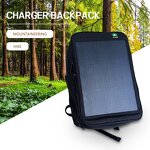 Solar Backpack Manufacturer - Custom Professional Outdoor Riding Travel Storage Waterproof 20L 100% Nylon USB/Type-C Dual
