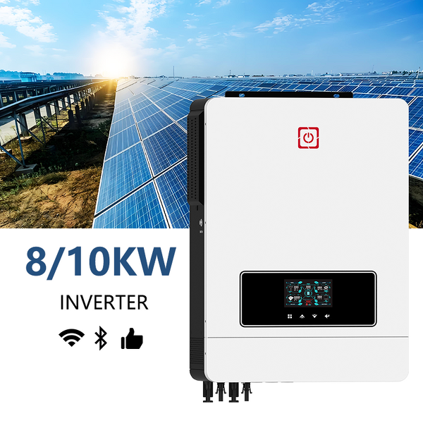 Solar Inverter Manufacturer - 6Kw 8Kw 10Kw 12Kw Triple String MPPT Home DC/AC Single Phase IP65 On-Grid 48VDC 240VAC
