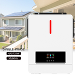 Solar String Inverter Manufacturer - Single 4kw 6kw 8kw 220Vac MPPT Pure Sine Wave LCD Display IP65 Grid Tie