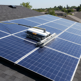 Solar Panel Cleaning Machine Manufacturer - Fully Automatic Wet/Dry Brush Dual-Purpose