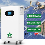 Lithium Battery Manufacturer - LUSEN 51.2V LiFePO4 200Ah 20KWh Pure Sine Wave Hybrid Grid Floor Standing Smart BMS AC 10-20Kw