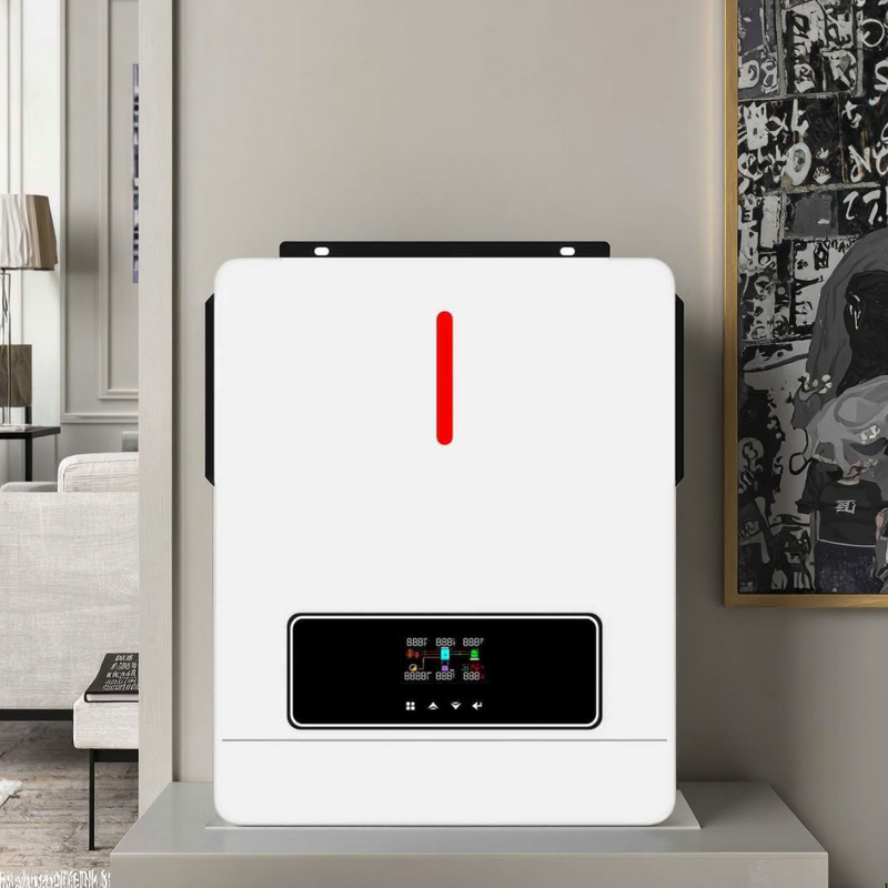 Solar String Inverter Manufacturer - Single 4-8kW 220-230V 50Hz MPPT Pure Sine Wave LCD Display IP65 Hybrid Grid WiFi