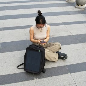 Solar Panel Backpack Manufacturer - 14W Mono PERC with 20L USB/Type-C Dual Output Capacity