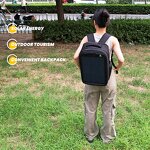 Solar Panel Backpack Manufacturer - Lusen 15W Mono PERC with 20L Waterproof 100% Nylon USB/Type-C Dual Output