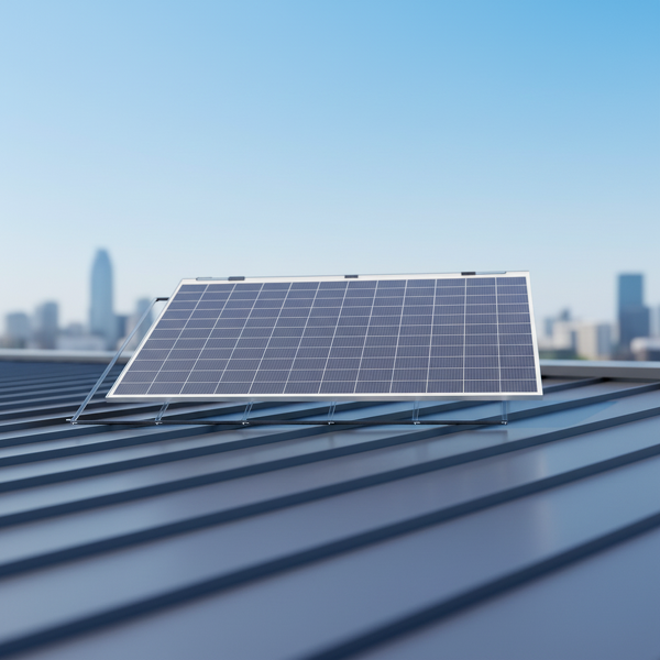 Solar Panel Manufacturer - Lusen HJT Half Cell 600W 16.49%-17.52% Efficiency Pure Black Glass Front Aluminium