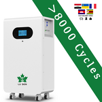 LiFePO4 Battery Manufacturer - 51.2V 200Ah 20KWh Pure Sine Wave Hybrid Grid Floor Standing Home Energy Smart BMS CAN 10-20Kw