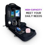 Solar Panel Backpack Manufacturer - 14W Mono PERC with 20L USB/Type-C Dual Output Capacity