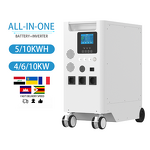 Lithium Ion Battery Storage Manufacturer - All-In-One 48V/51.2V 5-10kW Inverter Hybrid Grid Wall-Mounted IP65 10kWh