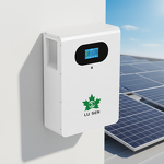 Solar System Manufacturer - Lusen 51.2V Lithium Iron Phosphate Hybrid/Off-Grid Wall-Mounted Battery Smart BMS CAN/Bluetooth/WiFi