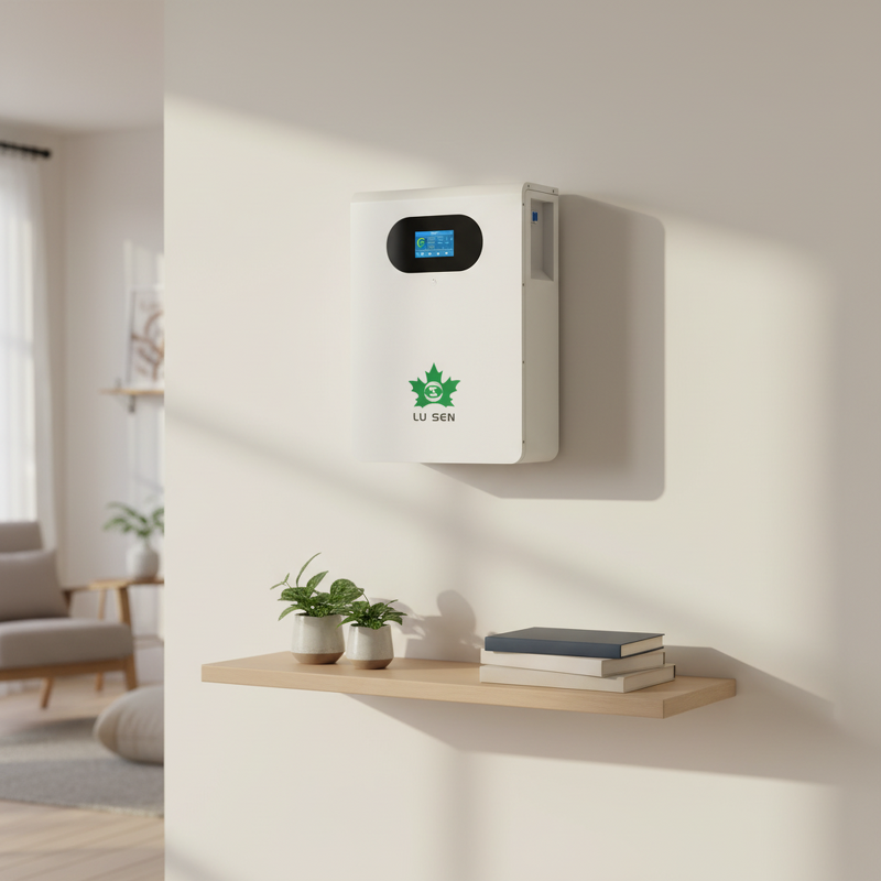 Solar System Manufacturer - Lusen 51.2V Lithium Ion Iron Phosphate Hybrid/Off-Grid Wall-Mounted Battery Smart BMS 5-10kW 200Ah