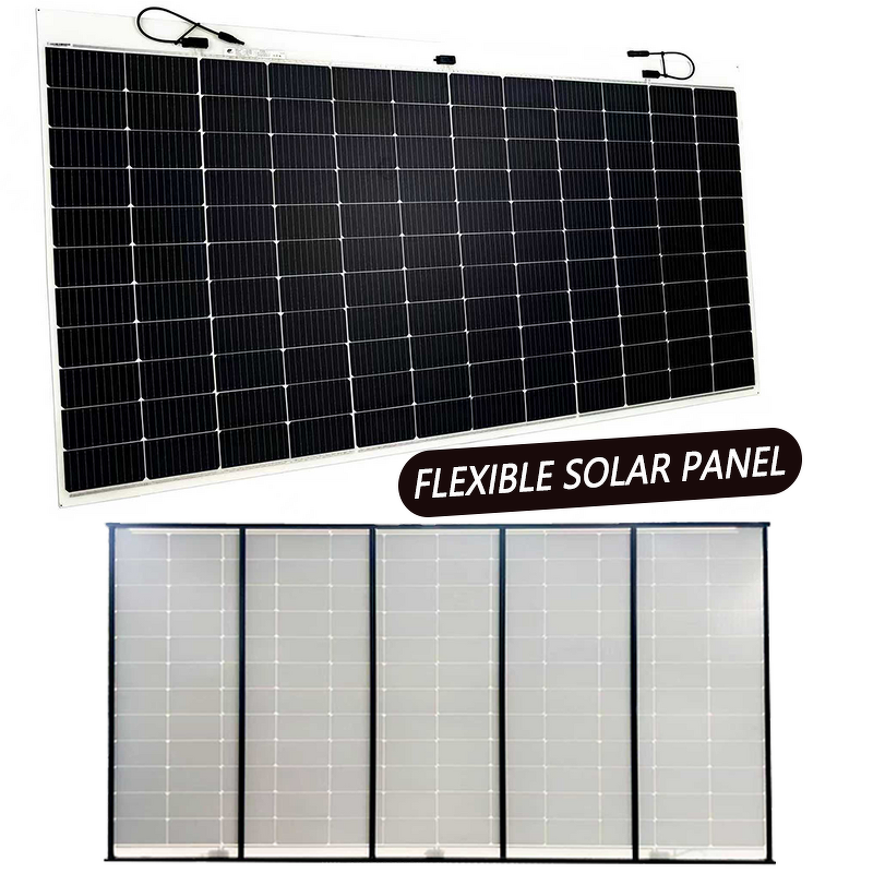 Solar Panel Manufacturer - Lusen Customized for HJT Silicon 550W 16.49%-17.52% Efficiency Pure Black Glass Front Cover