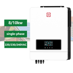 Solar Inverter Manufacturer - 6Kw 8Kw 10Kw 12Kw Dual Triple String MPPT Home DC/AC Single Phase IP65 On-Grid 48VDC 240VAC