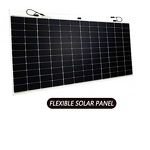 Solar Panel Manufacturer - Lusen Customized HJT 460W 16.49%-17.52% Efficiency Pure Black Glass Front Cover