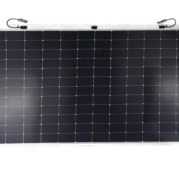 Solar Panel Manufacturer - Lusen Customized HJT 700W/460W/800W 16.49%-17.52% Efficiency Pure Black Glass Front Cover