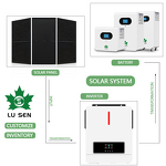 Solar Hybrid System Manufacturer - Monocrystalline MPPT Lifepo4 Battery Storage OEM 24 Hours Operation