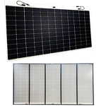 Solar Panel Manufacturer - Lusen Customized HJT Monocrystalline Silicon 550W 16.49%-17.52% Efficiency Pure Black Glass Front Cover