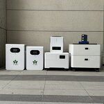 LiFePO4 Battery Pack Manufacturer - Lusen 12.8V Liquid 4-Cell 100/120/135/200Ah for Golf Cart RV Campers Built-in Bluetooth 6000 Cycles