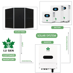 Hybrid Solar Energy System Manufacturer - CE Certification Home Grid 5KW 1.2KW Monocrystalline MPPT