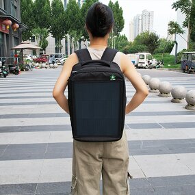 Solar USB Backpack Manufacturer - 14W 5V Smart Dual Output Large Capacity Outdoor USB/Type-C Dual Interface