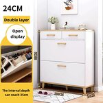 Shoes Storage Rack Manufacturer - Household Slim Wooden Door Organizer