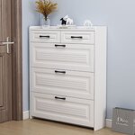 Shoe Storage Rack Manufacturer - Hanging Wooden Door Bench Cabinet for Living Room