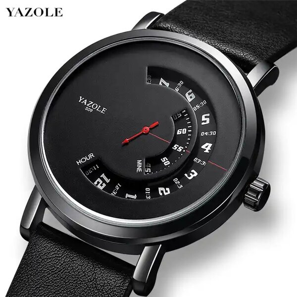 Men's Casual Watch Manufacturer - Yazole 509 Creative Design Waterproof Hollow Quartz Sport Wristwatch