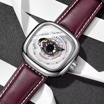 Men's Flywheel Watch Manufacturer - Luxury Clous De Paris Dial 5Bar Waterproof Automatic Seagull Movement