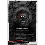 Men's Digital Watch Manufacturer - NORTH EDGE Mars 3 Carbon Fiber Case Waterproof 50M Outdoor Sports World Time LED