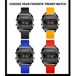 Men's Electronic Watch Manufacturer - BINBOND Business Sports Multifunctional Waterproof Silicone Strap Male Student Fashion