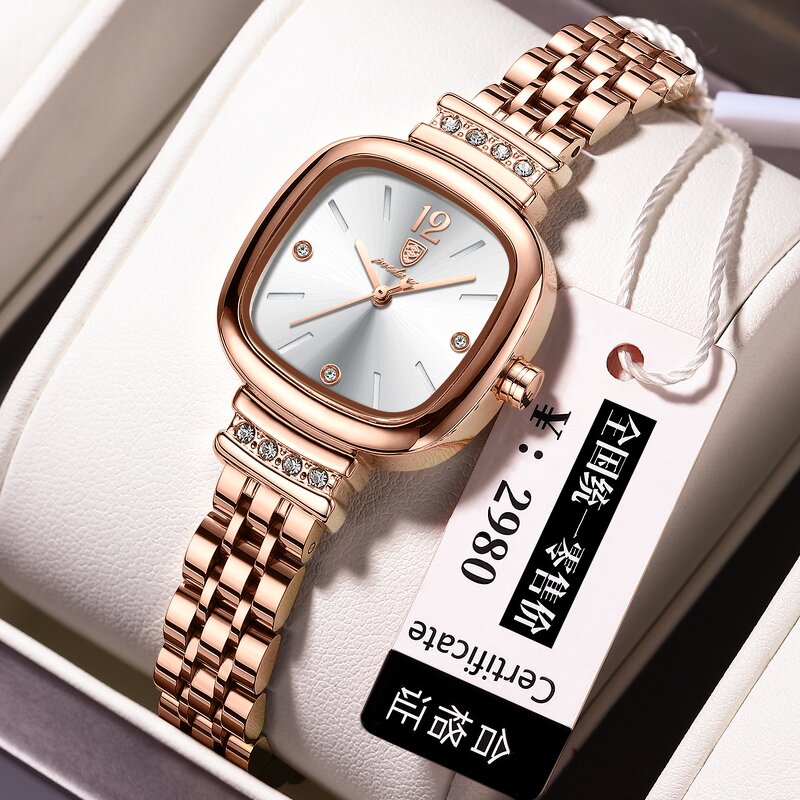 Women's Sport Watch Manufacturer - Poedagar High Quality Stainless Steel Strap Top Brand Waterproof Quartz for Girls