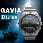 Men's Dive Watch Manufacturer - NORTH EDGE Luxury Full Steel Business Waterproof 200m Altimeter Compass Dual Display Sports
