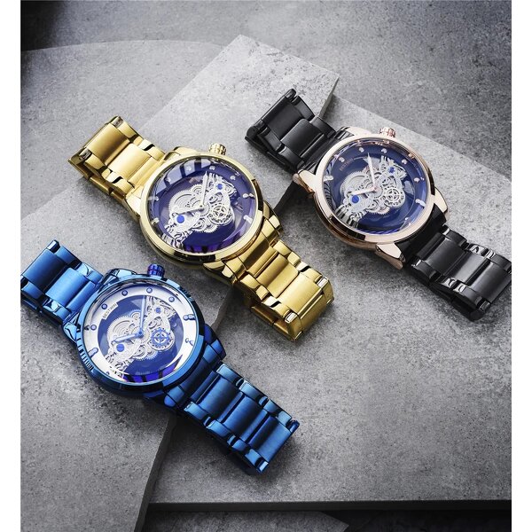 Men's Casual Watch Manufacturer - BESTWIN 911 Luxury Waterproof Quartz Stainless Steel Sport Wristwatch