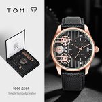 Men's Gift Set Manufacturer - TOMI Set Gift Box Minimalist Business Quartz Luxury Versatile Double Strap Detachable
