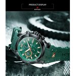 Men's Sport Watch Manufacturer - REWARD RD83006M Luxury Chronograph Quartz 48mm Dial Silicone Wrist Fashionable Clock