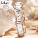 Rectangle Women's Watch Manufacturer - Luxury Ceramic Design Classical Diamond & Ladies Fashion